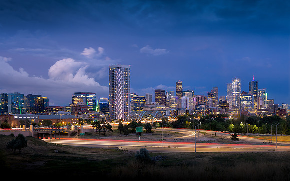 Denver Skyline - Blue Hour